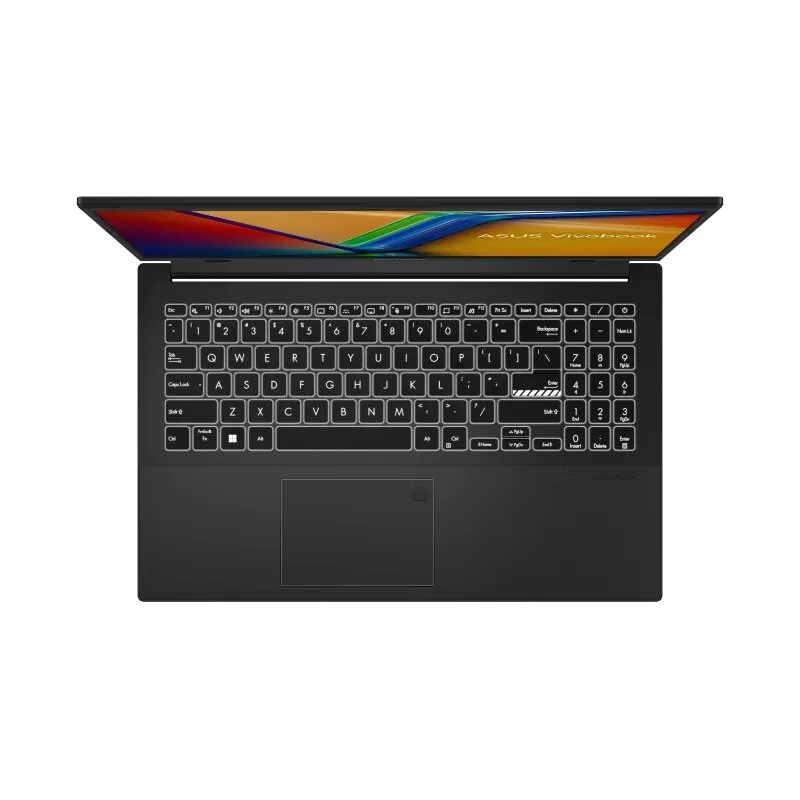 ASUS Vivobook Go 15 E1504FA-KM5411W portatīvais dators, AMD Ryzen 3 7320U, 15,6 collu Full HD IPS, 16GB LPDDR5, 512GB SSD, Windows 11 Home, Mixed Black