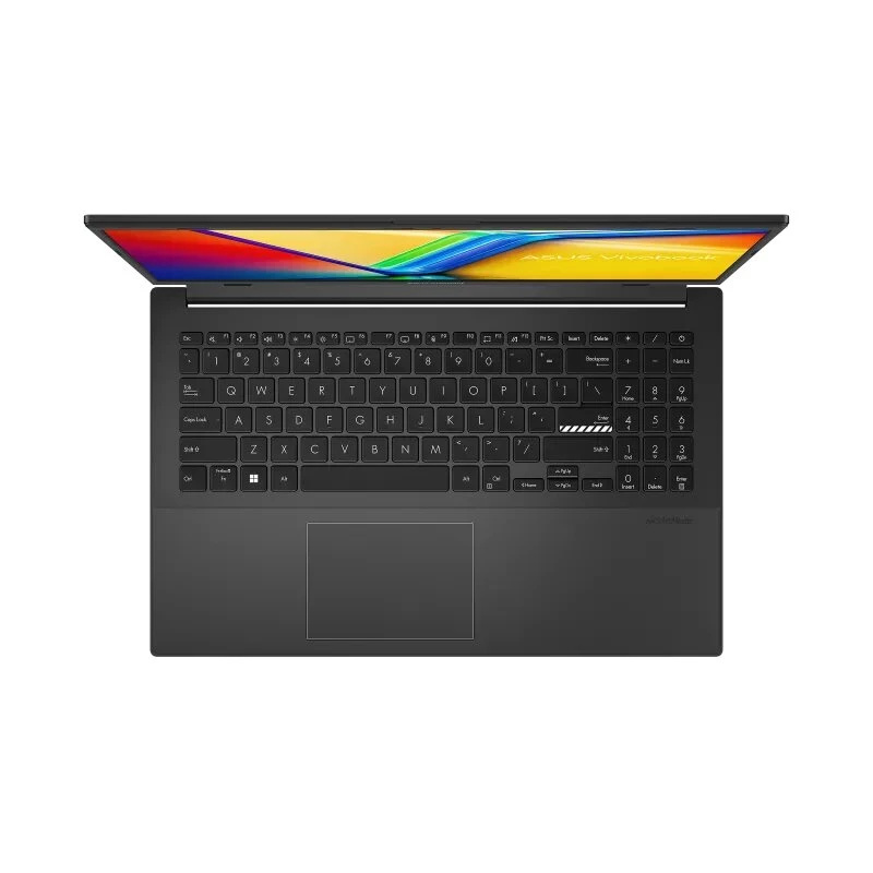 ASUS Vivobook Go 15 E1504FA-KM5413W portatīvais dators, AMD Ryzen 5 7520U, 15,6 collu Full HD IPS, 16GB LPDDR5, 512GB SSD, AMD Radeon Graphics, Windows 11 Home, Mixed Black