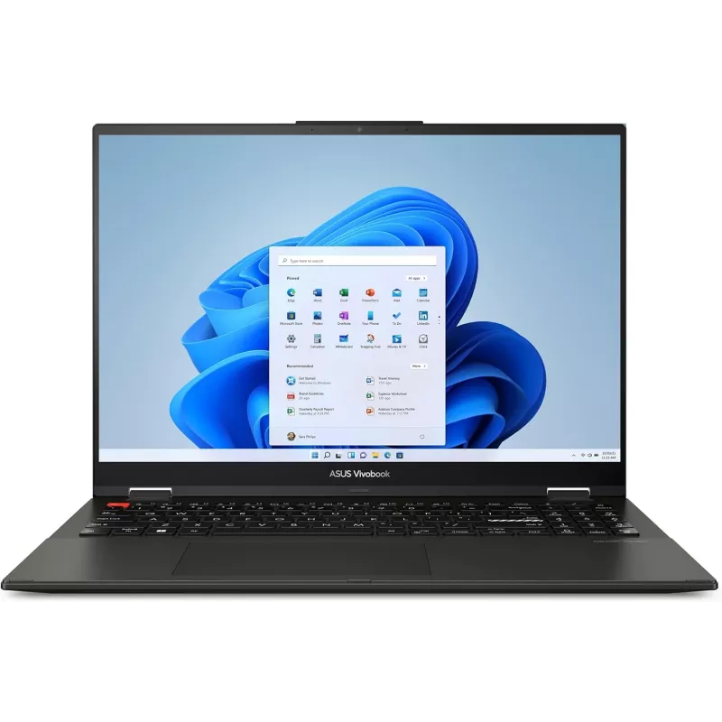 ASUS Vivobook S 16 Flip TN3604YA klēpjdators - AMD Ryzen 7 7730U, 16GB RAM, 512GB SSD, 16 inch WUXGA skārienekrāns, Windows 11 Home, Cool Silver