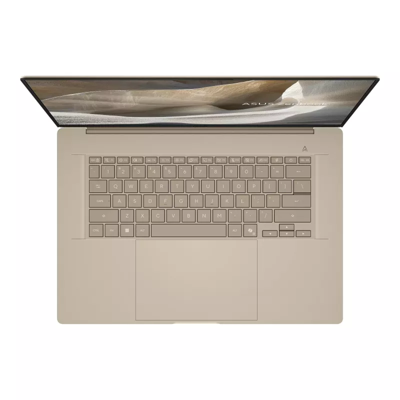 ASUS Zenbook A16 UX3607OA-SQ024X 2-in-1 klēpjdators, 16 collu OLED 3K skārienekrāns, Snapdragon X2 Elite Extreme, 48GB RAM, 1TB SSD, Windows 11 Pro, bēšs