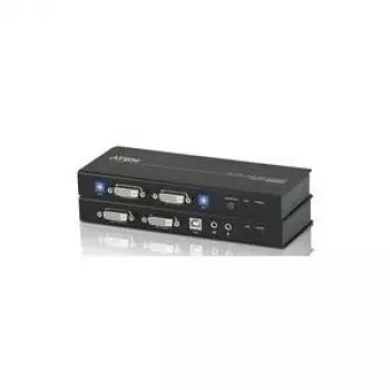 ATEN CE604-AT-G KVM pagarinātājs - 2x DVI, audio, USB, RS-232, 60m
