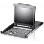ATEN CL5708M-IT 8 portu 17 inch LCD KVMP komutators ar itāļu klaviatūru