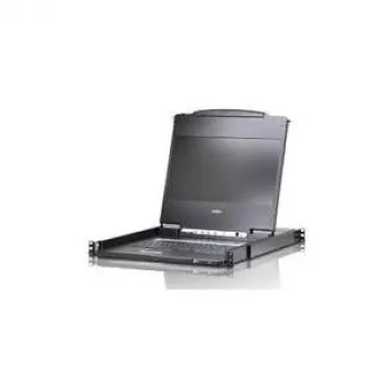 ATEN CL6700MW 1U 17 collu Full HD DVI LCD KVM konsole - melna CL6700MW-AT-XG-2XK06DNG