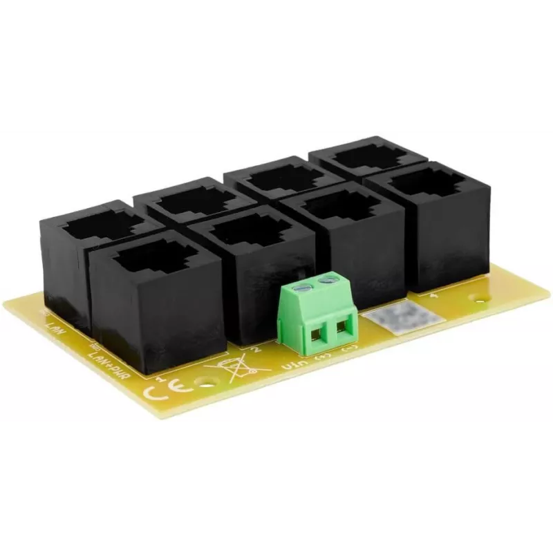 ATTE AEPI-4-10-OF 4-Kanālu pasīvais PoE adapteris, 10/100 Mbps