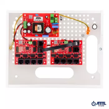 ATTE IP-9-11-E Komplekts līdz 9 IP kamerām PoE slēdzis 9P+1UP