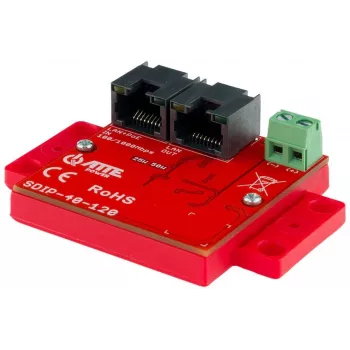 ATTE SDIP-40-120 PoE barošanas adapteris, 48W, 40V DC, 10/100 Mbps