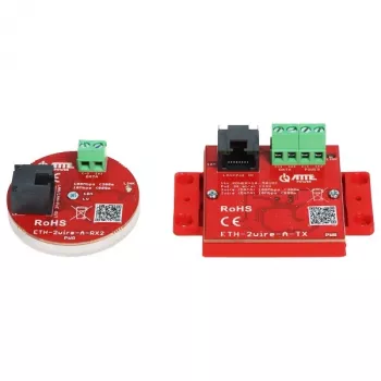 ATTE Set of UTP/2-wire Converters for LAN+PoE ETH-2WIRE