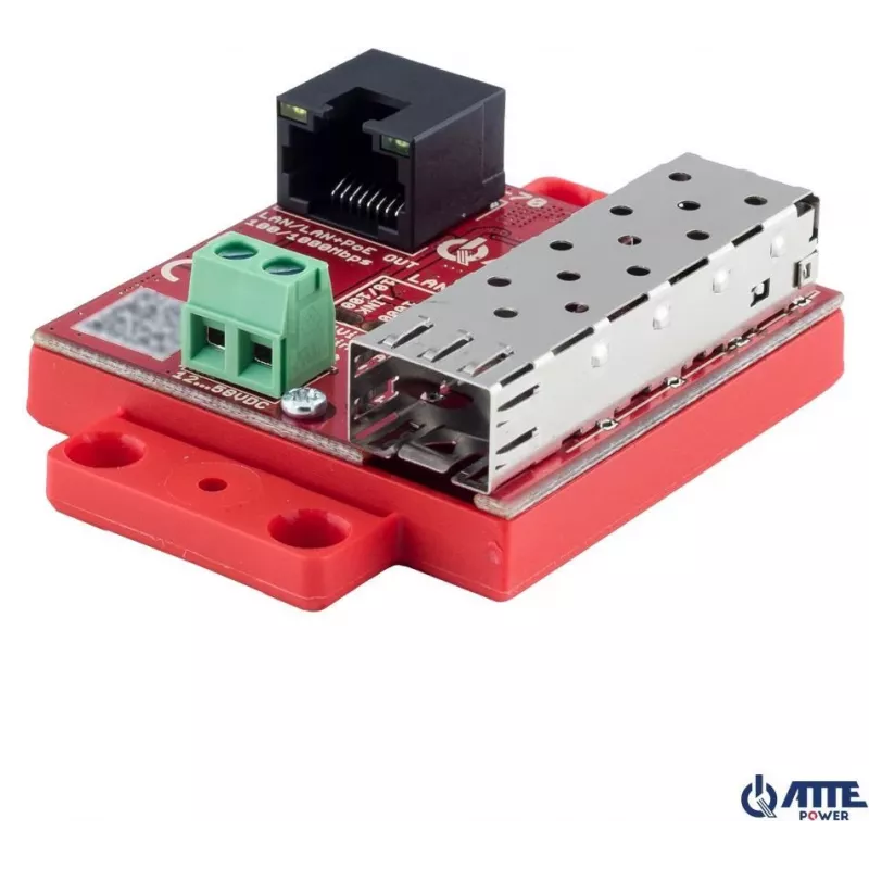 ATTE xFIBER-2-70 Gigabit Ethernet PoE Media Converter (PoE OUT)