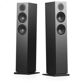 Audio Pro A48 Linkplay aktīvā stereo skaļruņu sistēma (pāris) - melna
