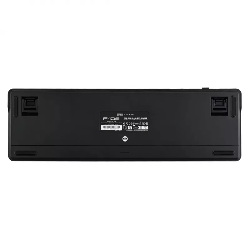 AULA F108 Gradient Grey Nimbus V3 RGB Gasket Mechanical Keyboard (Full-size, Wired, USB-C)