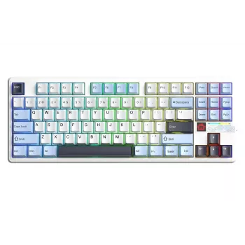 AULA Gasket F87 Pro V2 Glacier Blue Star Vector RGB Keyboard