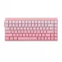 AULA HERO84 HE rozā gradienta kontūras Dragon King RGB blīvējuma mehāniskā tastatūra