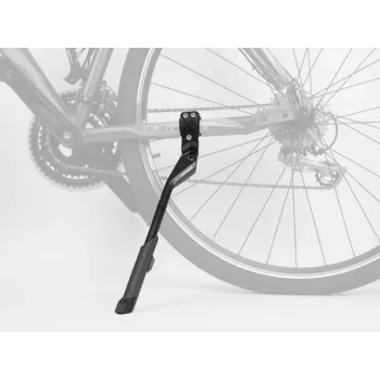 Author AKS-630 RS regulējams skavas tipa velosipēda atbalsta kājiņa e-velosipēdam 24-29 collas, melna