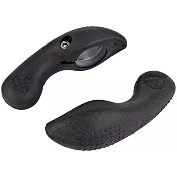 Author Bar end ABE-500 Pro GripLock (melns)