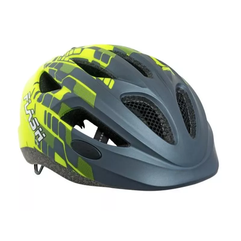 Author Flash Inmold X8 Bērnu veloķivere - pelēka/dzeltena, 47-51 cm