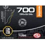 Author Tube AT-CROSS-700C Wide FV48 700x35/50C (melns) - 48mm Presta vārsts butila iekšējā kamera