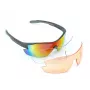 Author Vision LX S!BRIGHT Orange 65 & BlueRevo 13 sporta saulesbrilles (pelēki matētas)