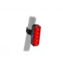 Author XYRIUS Brake USB aizmugurējā lampa 400 lm, melna ar sarkanu lēcu