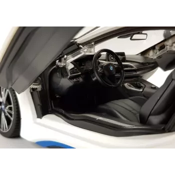 Auto R/C BMW i8 Rastar 1:14 White Automatic Doors