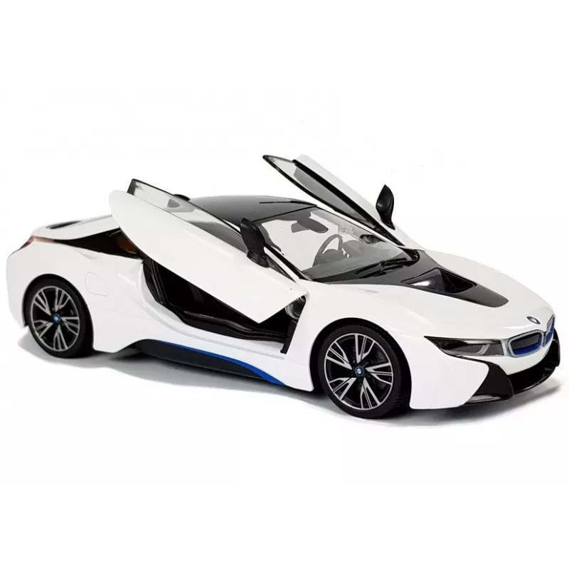 Auto R/C BMW i8 Rastar 1:14 White Automatic Doors