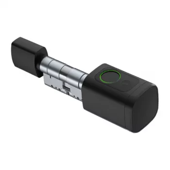 AVATTO SDL-V1-B60 viedās slēdzenes cilindrs, 60mm, pirkstu nospiedums, Bluetooth, Zigbee, melns