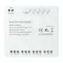 AVATTO WSMD-4 250V Viedais slēdža modulis 1-Gang, Bez nulles vada, WiFi 2.4GHz, Tuya Smart, Saderīgs ar Alexa un Google Home, 10A/2200W