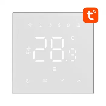AVATTO WT410-16A-W Smart WiFi Termostats Elektriskās Grīdas Apsildei, 16A, Balts