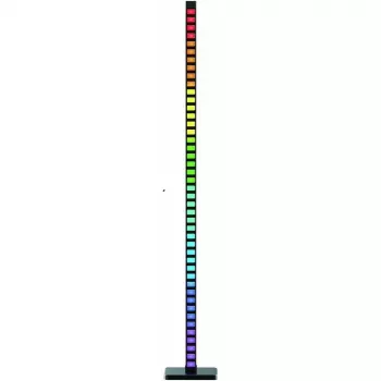 Avide stūra lampa ar IR tālvadības pulti un mūzikas sensoru RGB LED 12W USB