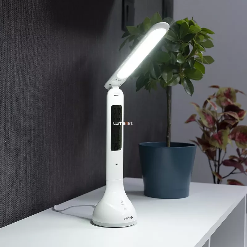 Avide LED Desk Lamp RGB Calendar White 4W 250lm