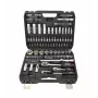 AWTOOLS 144-Daļu Uzgriežņu Atslēgu Komplekts 1/2 inch un 1/4 inch Piedziņa Black Line