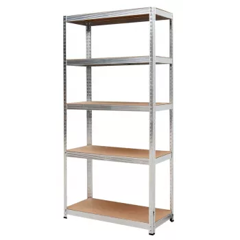 AWTOOLS AW plaukts 5 plaukti 200x90x40 kravnesība 250kg / 5.0mm - ātra montāža bez skrūvēm