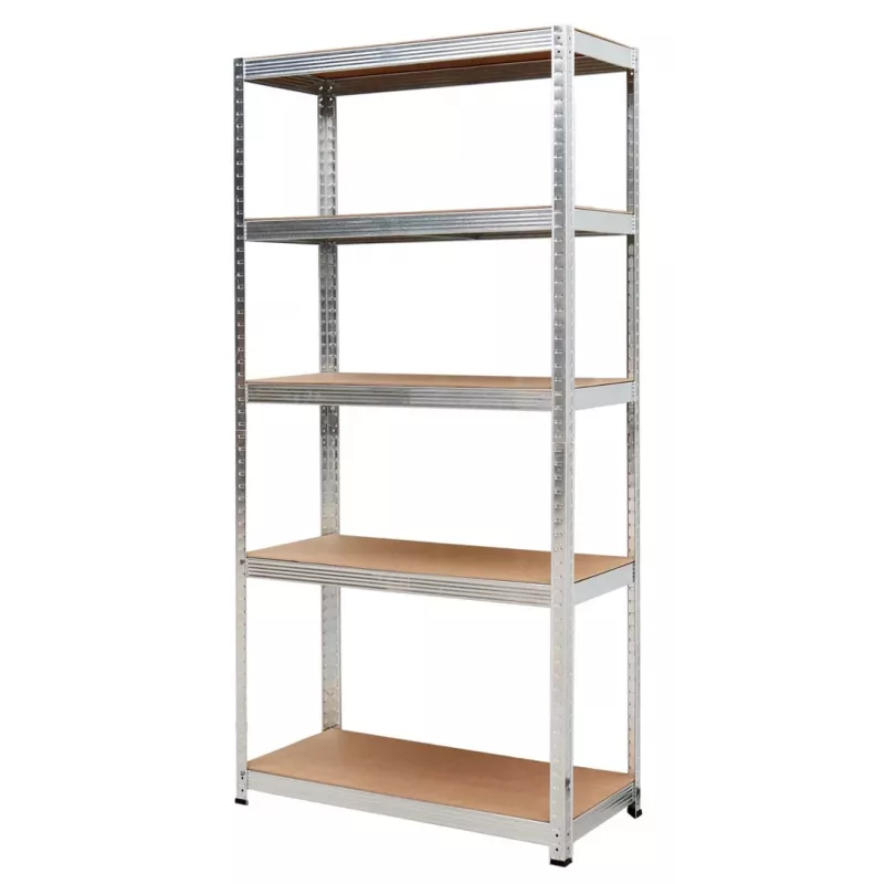 AWTOOLS AW plaukts 5 plaukti 200x90x40 kravnesība 250kg / 5.0mm - ātra montāža bez skrūvēm