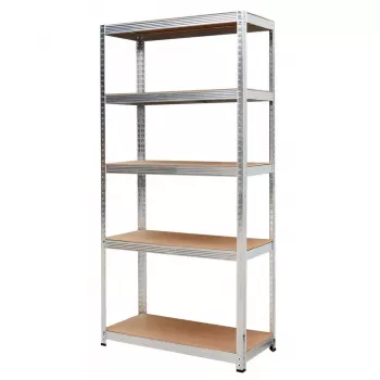 AWTOOLS AW plaukts 5 plaukti 200x90x40 kravnesība 250kg / 5.0mm - ātra montāža bez skrūvēm