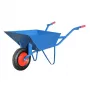 AWTOOLS AW00032 Dārza rati / ķerra - 200 kg kravnesība, 100 L, cinkota tērauda paplāte, pneimatiskie riteņi