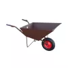 AWTOOLS AW00038 Dārza rati / Ķerra 100L 200kg 4 riteņu izgāšanas rati Zaļa