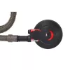 AWTOOLS AW10311BL Pneimatiskā orbitālā slīpmašīna 150 mm 6 collu gaisa slīpmašīna ar āķa un cilpas paliktni, aizmugurējo izplūdi, iebūvētu regulatoru, 10 000 apgr./min, 90 PSI, komplektā putekļu maiss un uzgriežņu atslēga