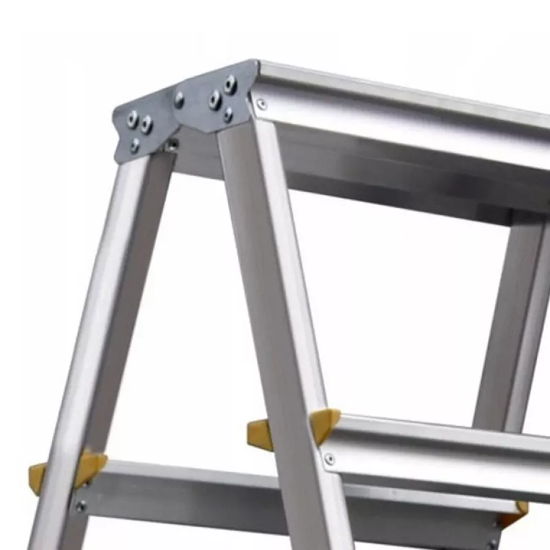 AWTOOLS AW23031 Daudzfunkcionālās saliekamās kāpnes 12 pakāpieni 150 kg Alumīnijs