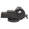 AWTOOLS AW24203 Skrūvspīles ar grozāmu pamatni, 100 mm spīļu platums, čuguns, zila