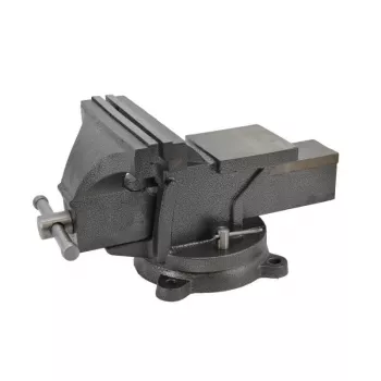 AWTOOLS AW24216 150mm grozāmais skrūvspīles ar 360° rotējošu pamatni un integrētu laktu