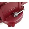 AWTOOLS AW24226 125mm grozāms skrūvspīles ar laktu un maināmiem rūdītiem spīlēm
