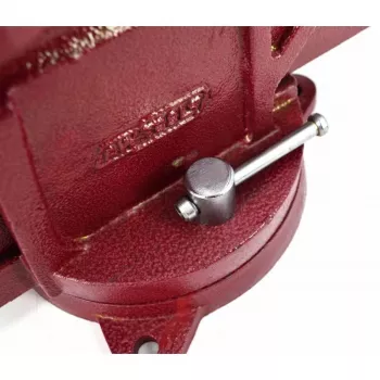 AWTOOLS AW24226 125mm grozāms skrūvspīles ar laktu un maināmiem rūdītiem spīlēm