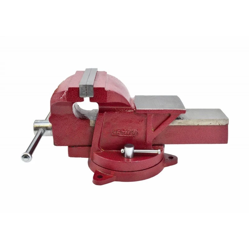 AWTOOLS AW24226 125mm grozāms skrūvspīles ar laktu un maināmiem rūdītiem spīlēm