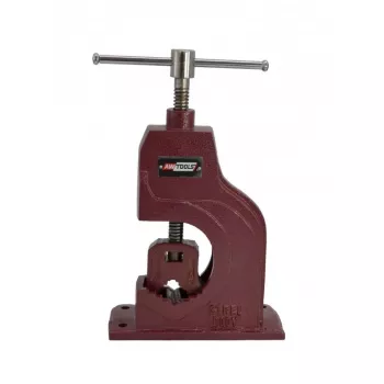 AWTOOLS AW24307 Skrūvspīles 100 mm Žokļu platums Čuguna Fiksēta Pamatne ar Laktu