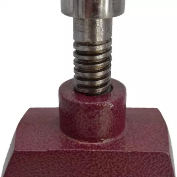 AWTOOLS AW24307 Skrūvspīles 100 mm Žokļu platums Čuguna Fiksēta Pamatne ar Laktu