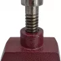 AWTOOLS AW24307 Skrūvspīles 100 mm Žokļu platums Čuguna Fiksēta Pamatne ar Laktu