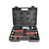 AWTOOLS AW32269BL 1000 g Kalšanas āmurs ar stiklplasta kātu un šķērsgalu, melns
