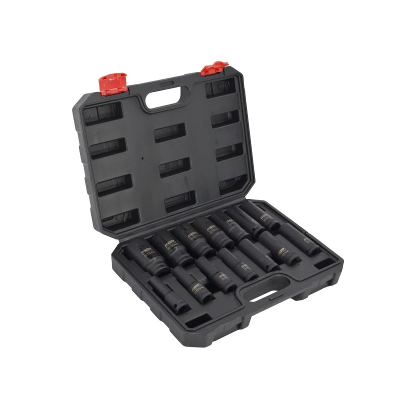AWTOOLS AW38691BL 171-Daļu 1/4 collu, 3/8 collu, 1/2 collu Piedziņas Uzgriežņu Atslēgu Komplekts ar Reversijas Mehanismiem, Pagarinājumiem, Uzgaļiem un Formētu Kasti