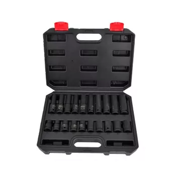 AWTOOLS AW38695BL 95 daļu hromvanādija uzgriežņu atslēgu komplekts ar 1/4 collu, 3/8 collu, 1/2 collu sprūdratiem, uzgriežņu atslēgām, bitiem, uzgriežņu atslēgām un koferi