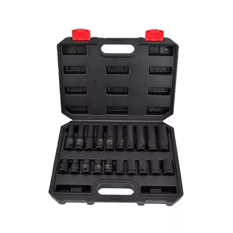 AWTOOLS AW38695BL 95 daļu hromvanādija uzgriežņu atslēgu komplekts ar 1/4 collu, 3/8 collu, 1/2 collu sprūdratiem, uzgriežņu atslēgām, bitiem, uzgriežņu atslēgām un koferi