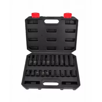 AWTOOLS AW38695BL 95 daļu hromvanādija uzgriežņu atslēgu komplekts ar 1/4 collu, 3/8 collu, 1/2 collu sprūdratiem, uzgriežņu atslēgām, bitiem, uzgriežņu atslēgām un koferi